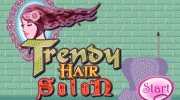 Trendy hair salon